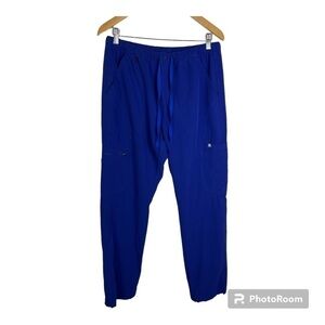 FIGS Mens Cairo Cargo Scrub Pants Blue TM3001 Size Large